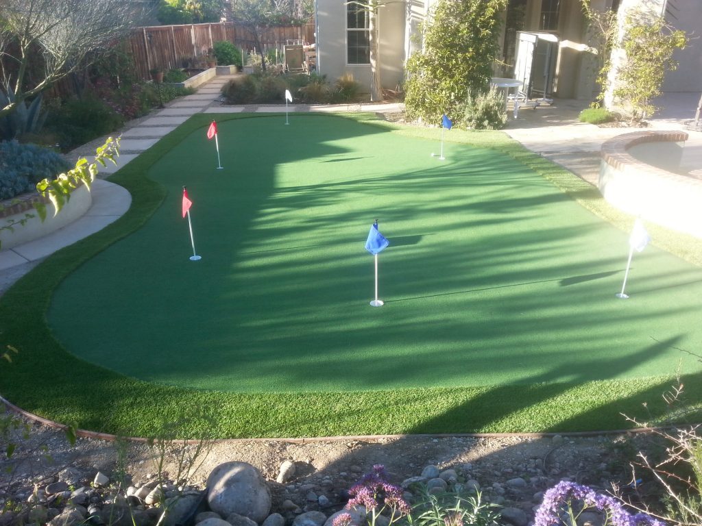 Synthetic Turf Putting Greens For Backyards Escondido, Best Artificial Lawn Golf Green Prices